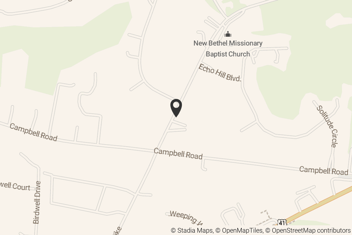 Map with location marker