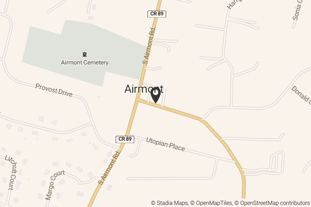 Map with location marker