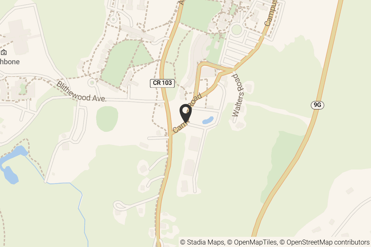 Map with location marker