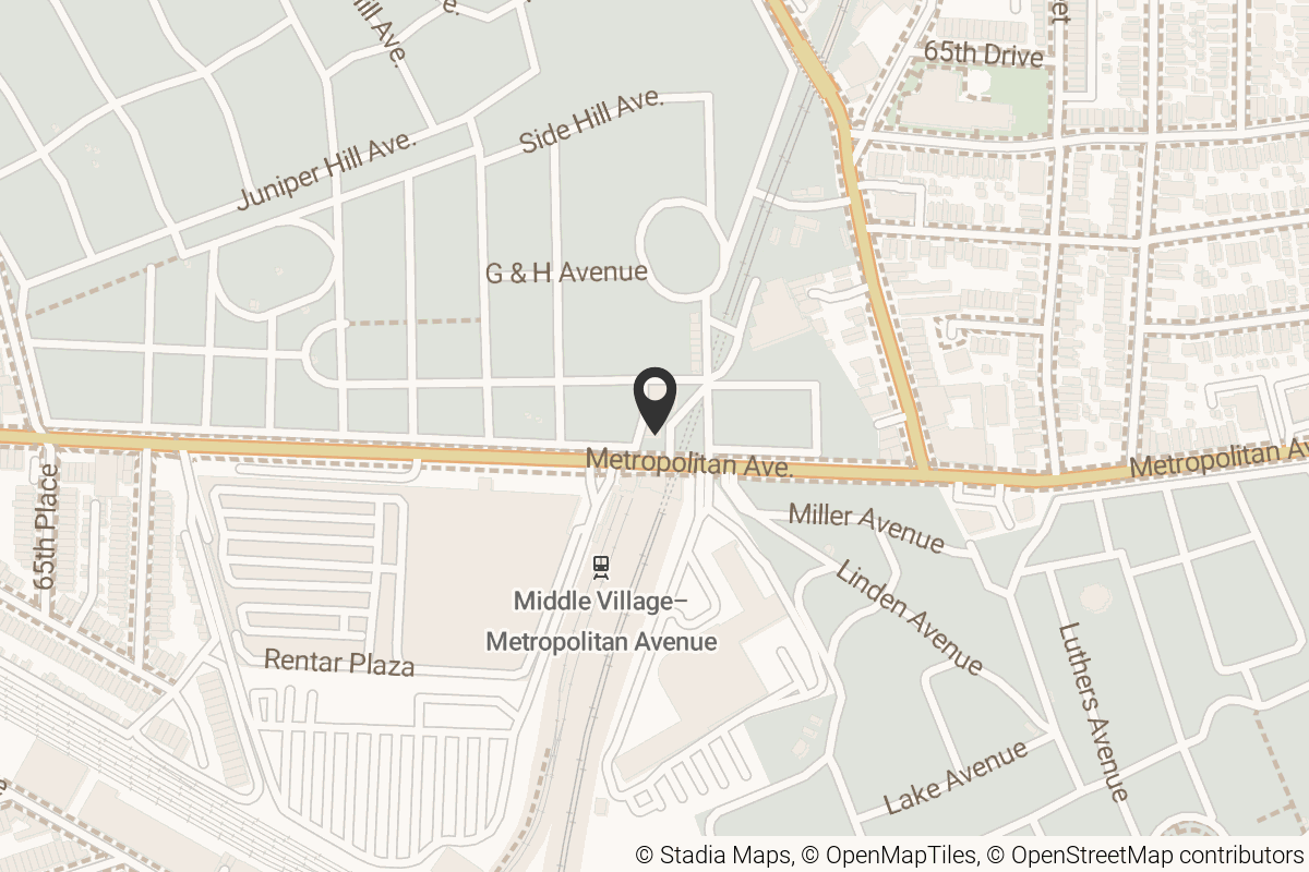 Map with location marker