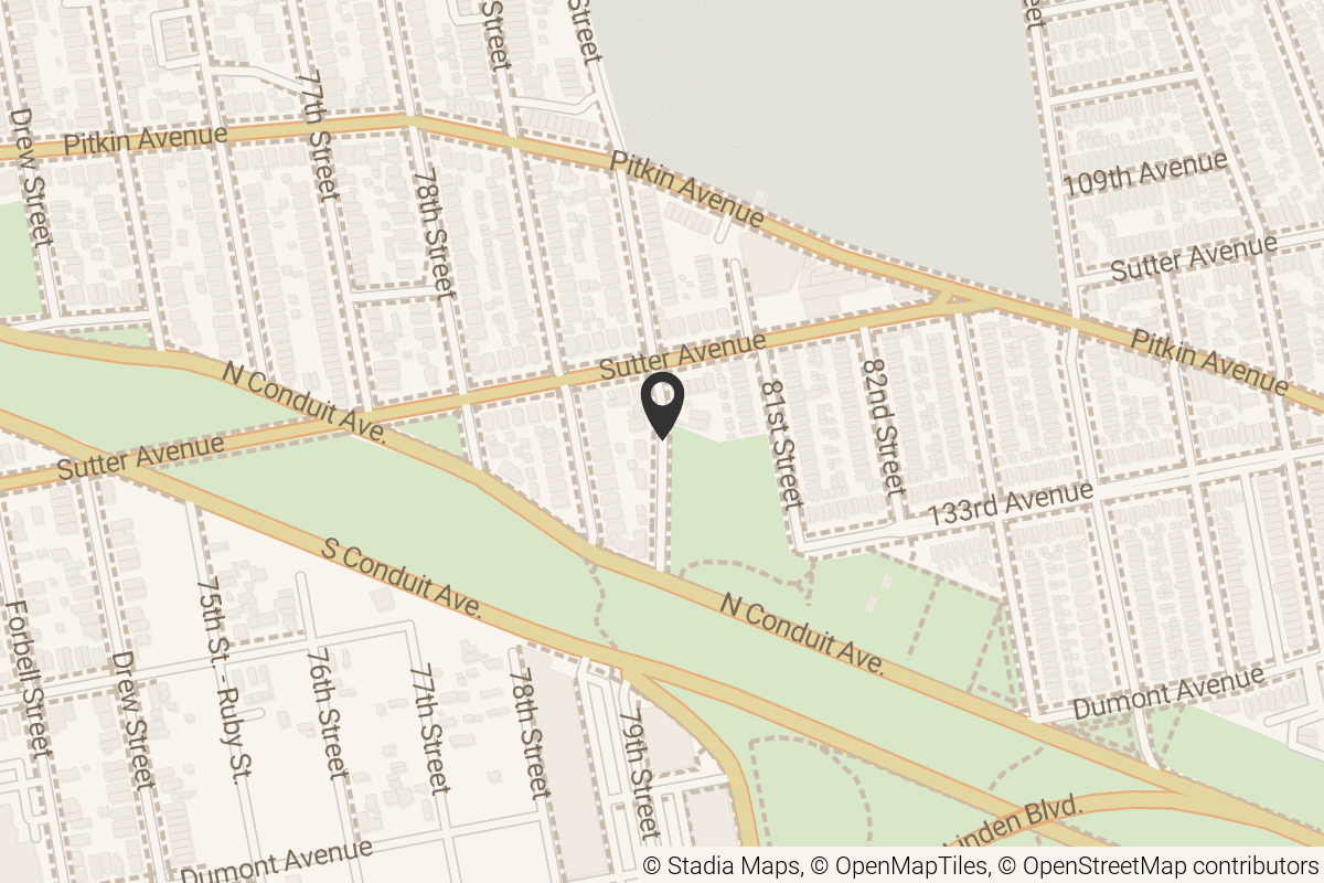 Map with location marker