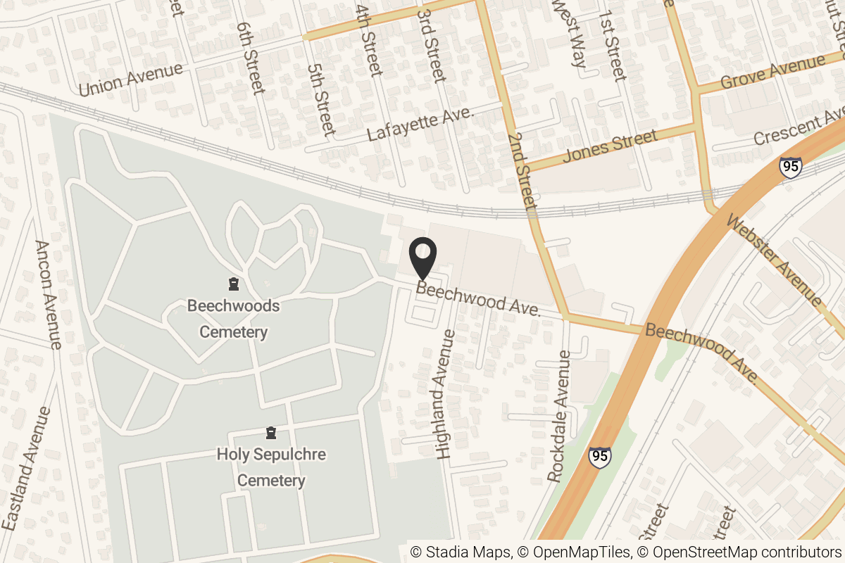 Map with location marker