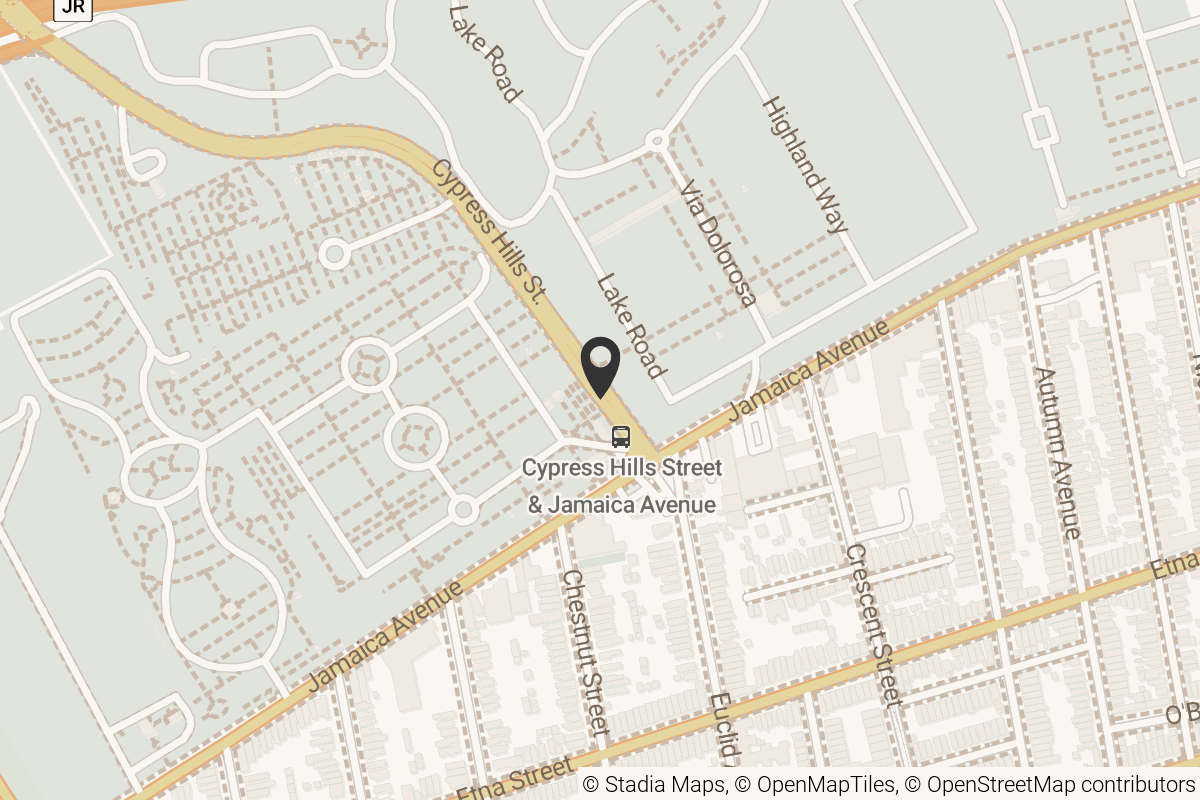 Map with location marker