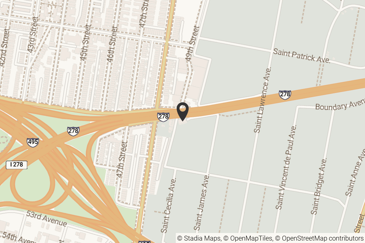 Map with location marker