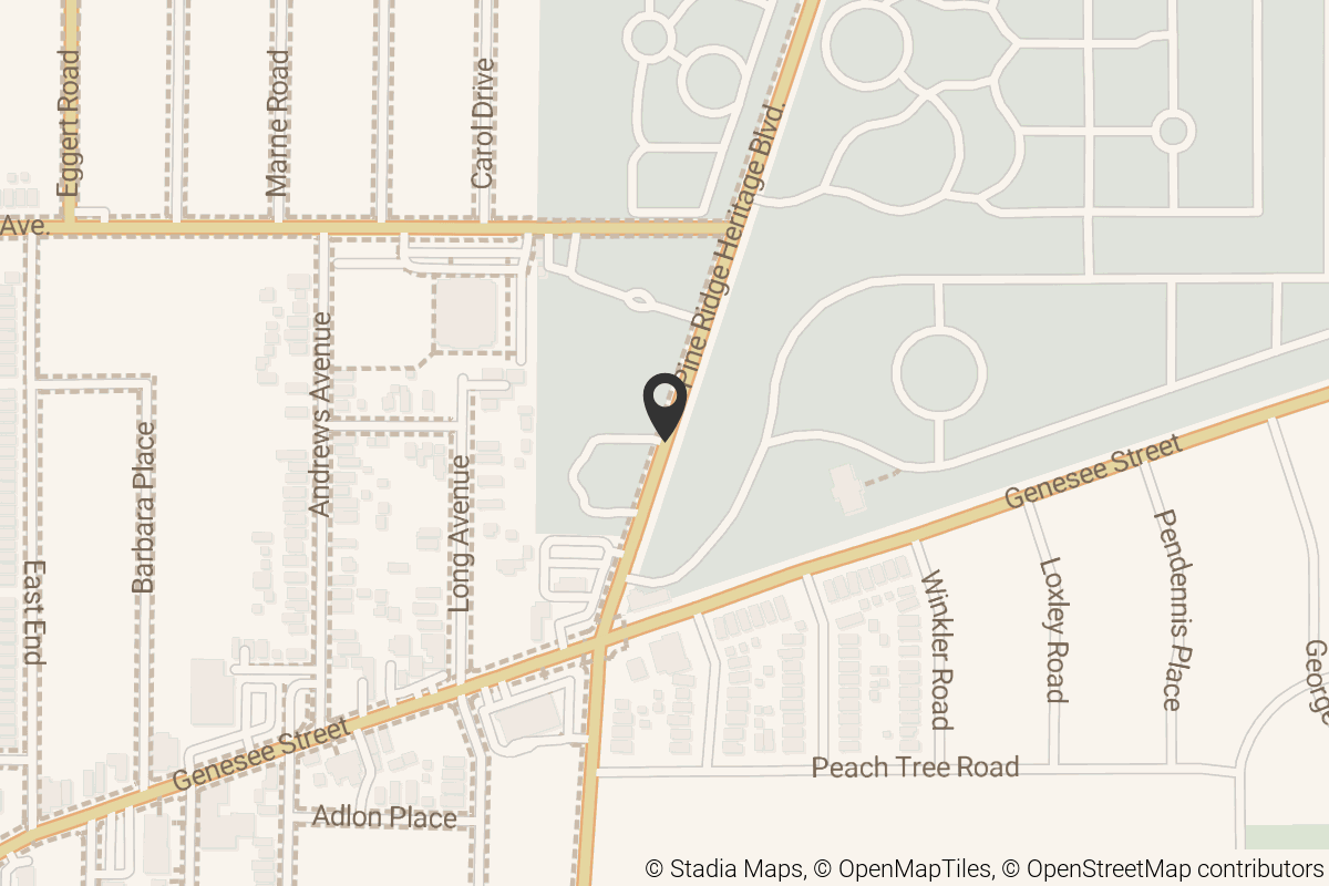 Map with location marker