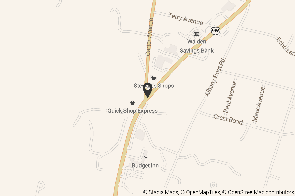 Map with location marker