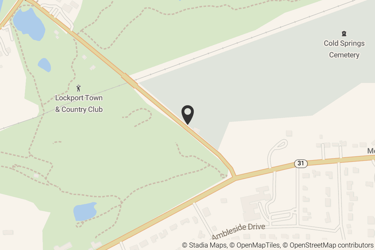 Map with location marker