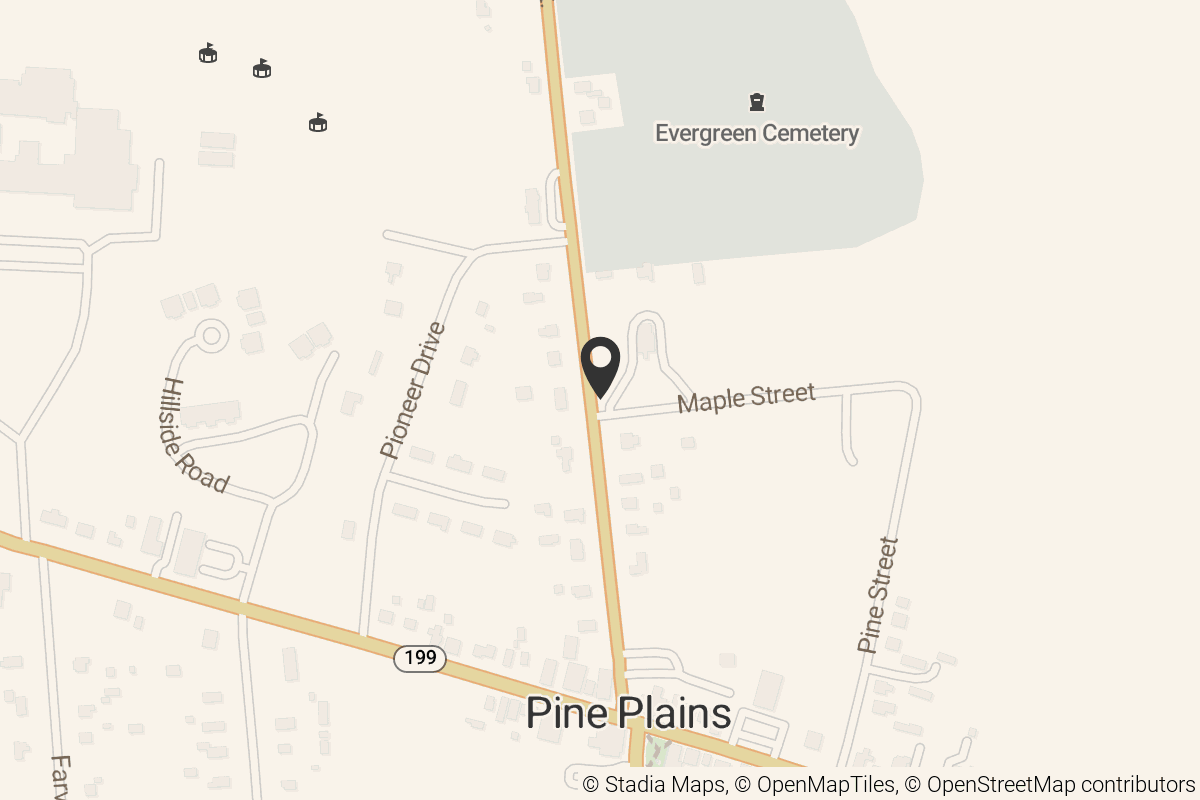 Map with location marker