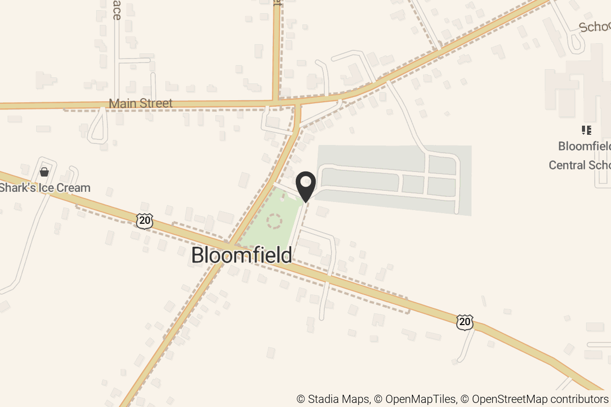 Map with location marker