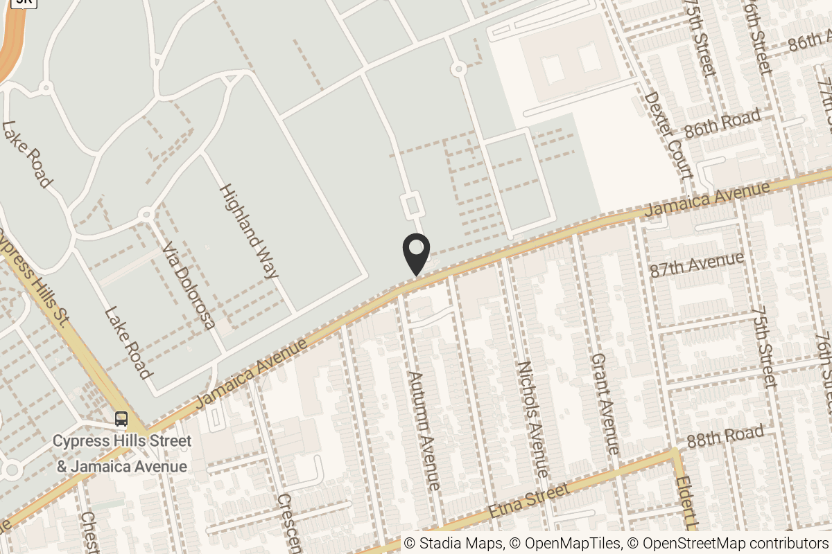 Map with location marker