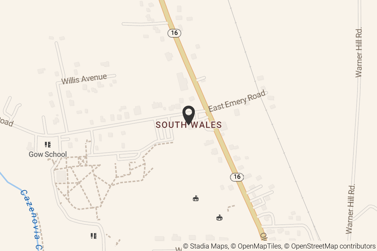 Map with location marker