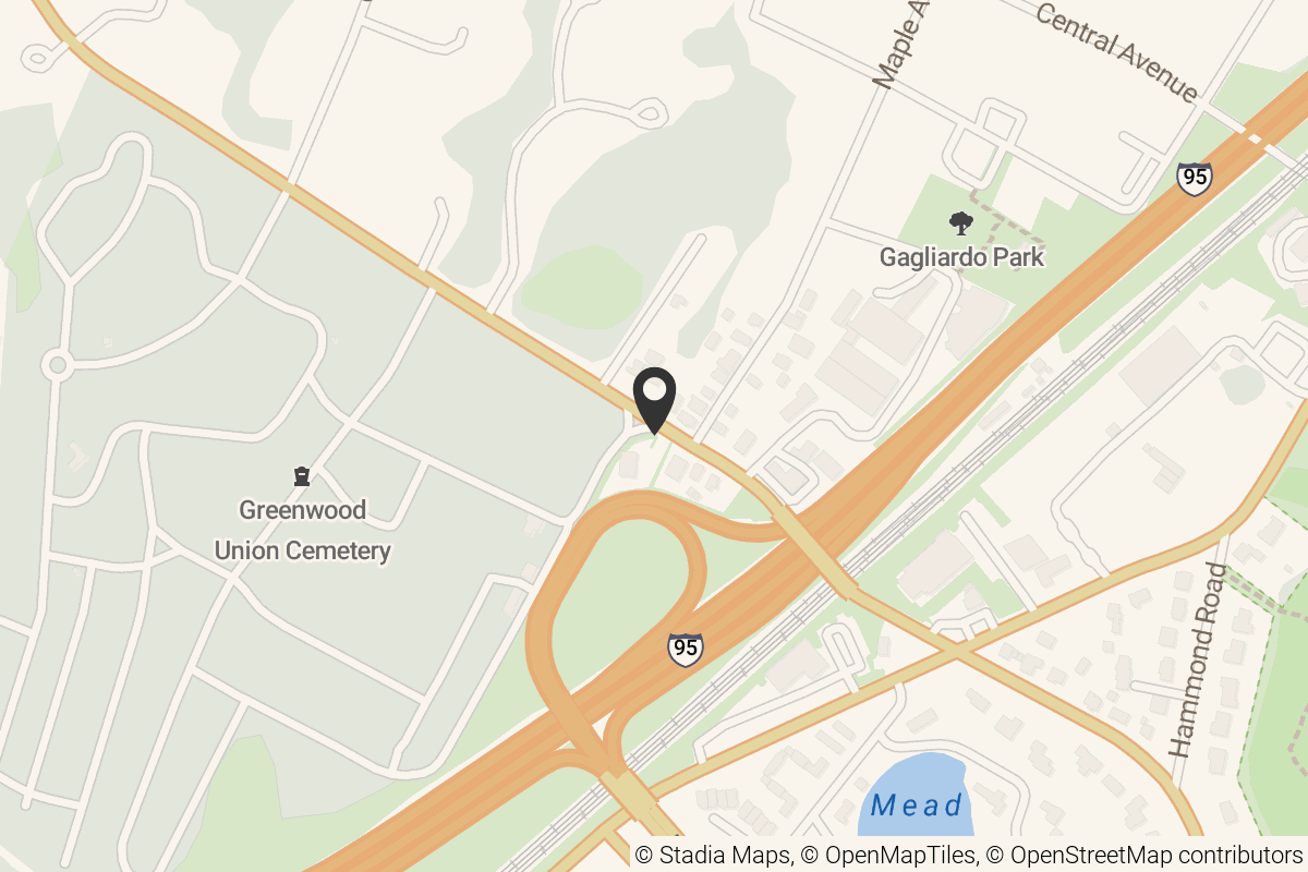 Map with location marker