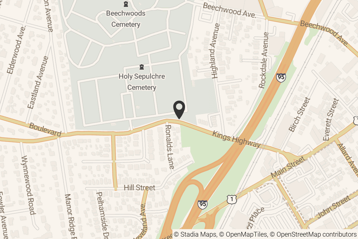 Map with location marker