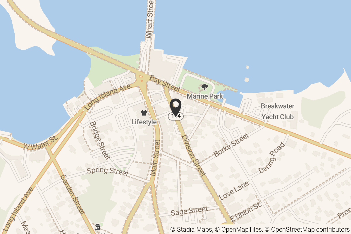 Map with location marker