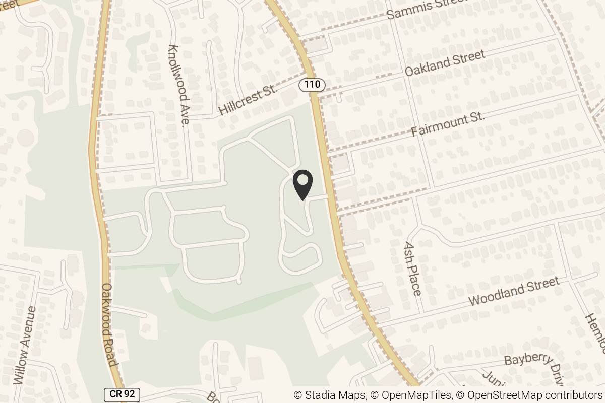 Map with location marker