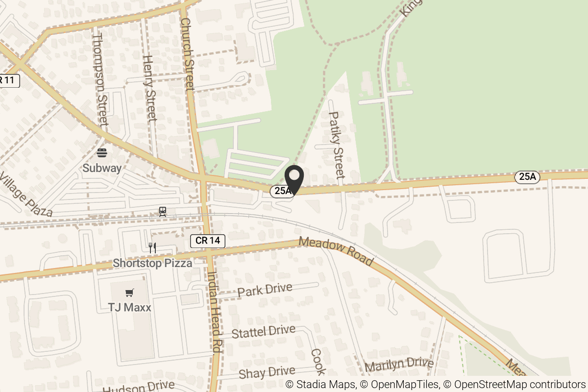 Map with location marker