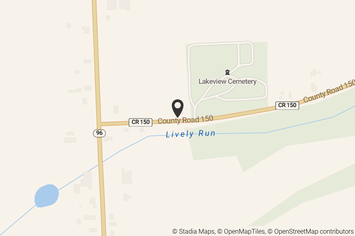 Map with location marker