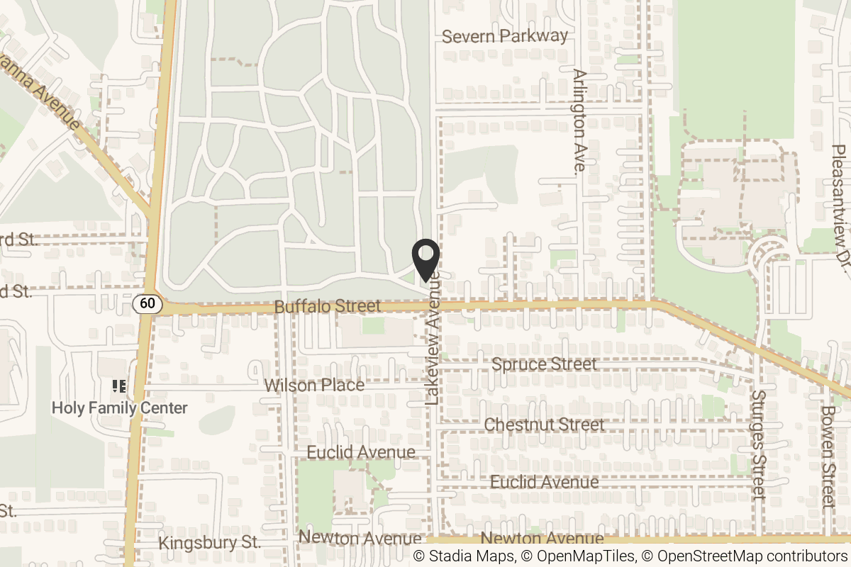 Map with location marker