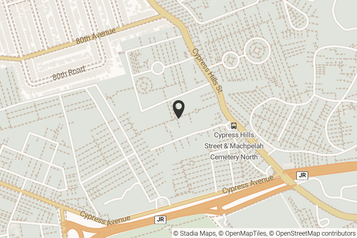 Map with location marker