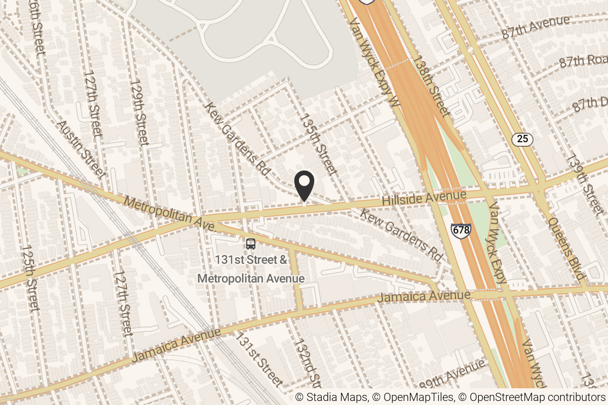 Map with location marker