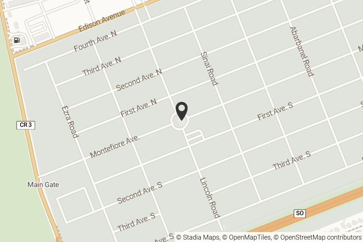 Map with location marker