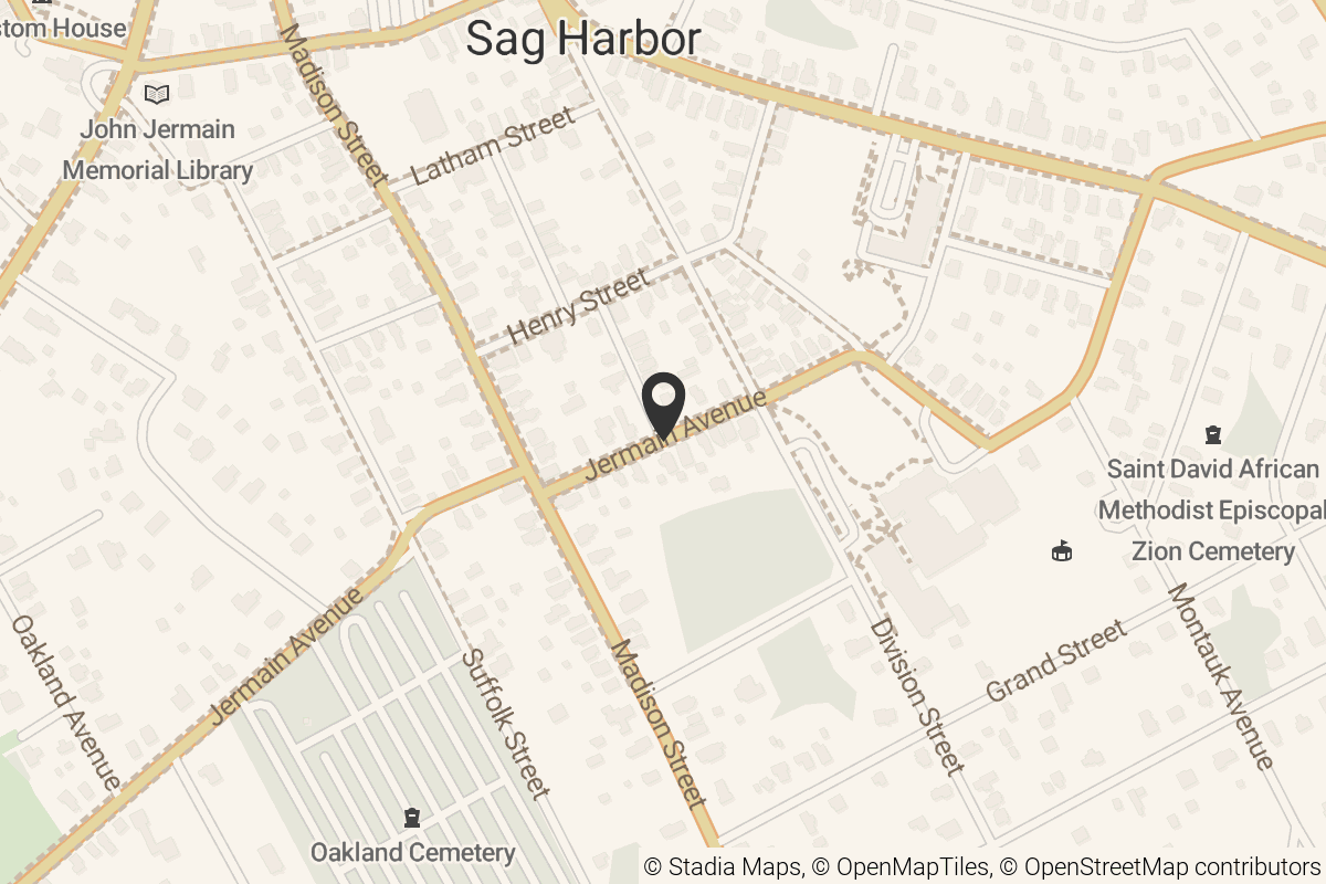 Map with location marker