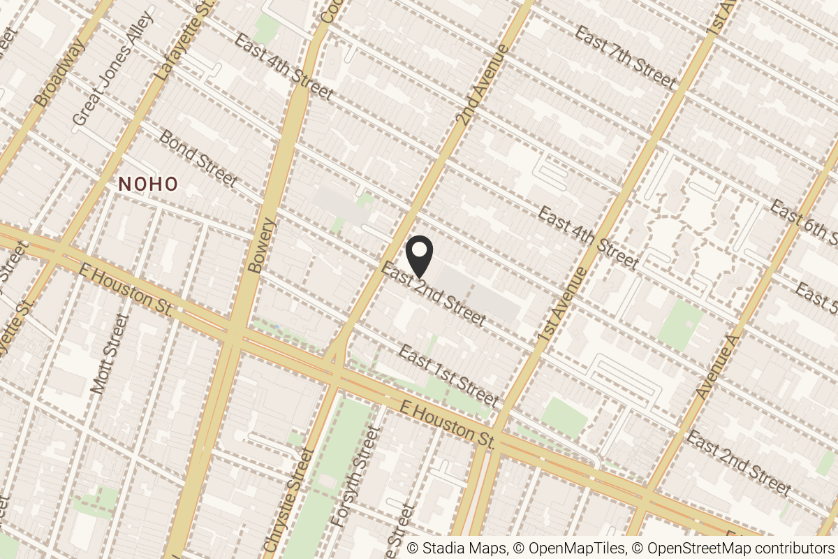 Map with location marker