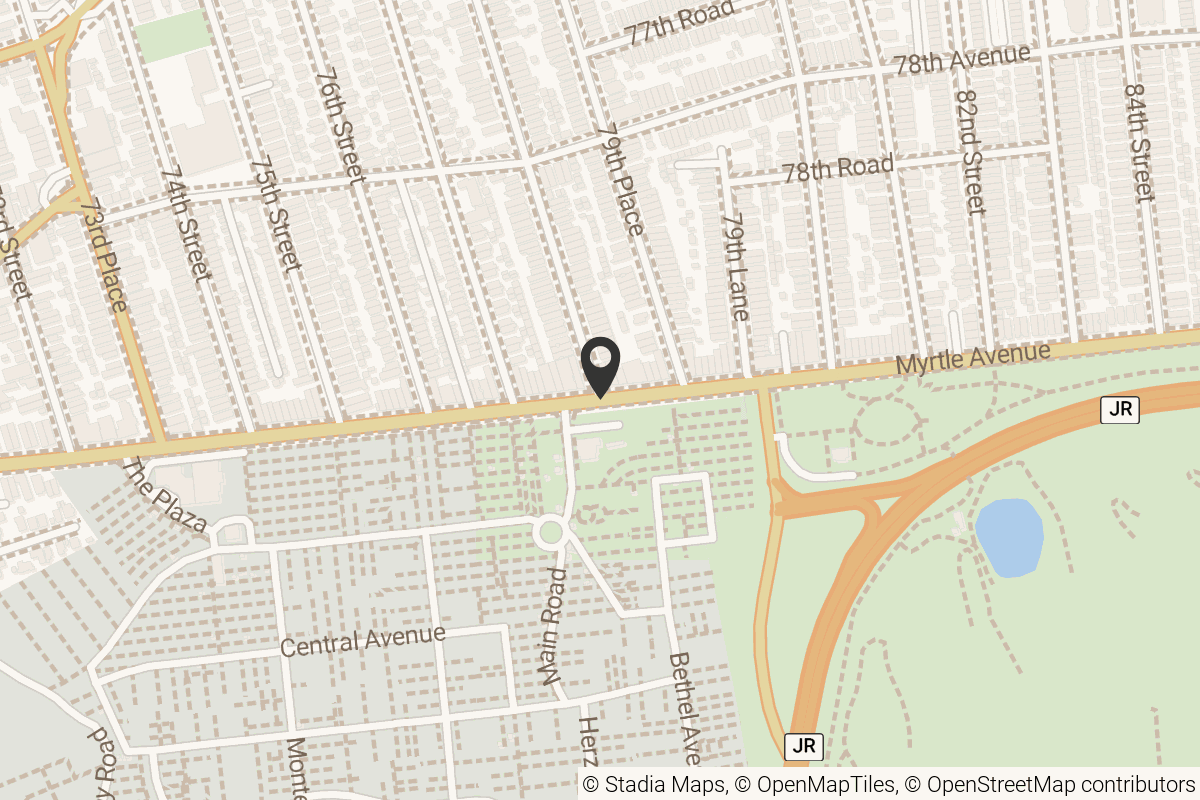 Map with location marker