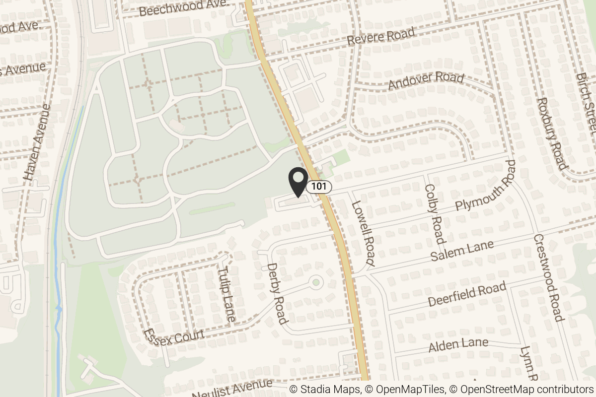 Map with location marker