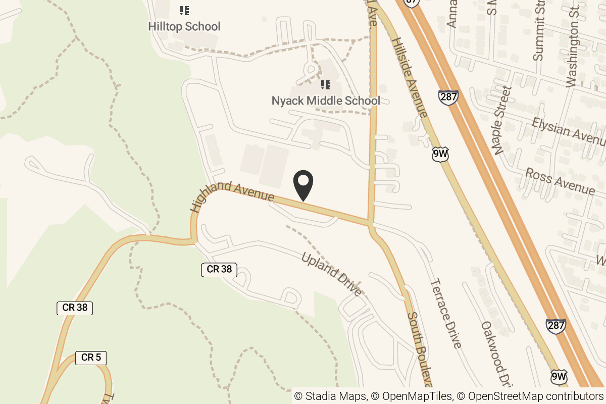 Map with location marker