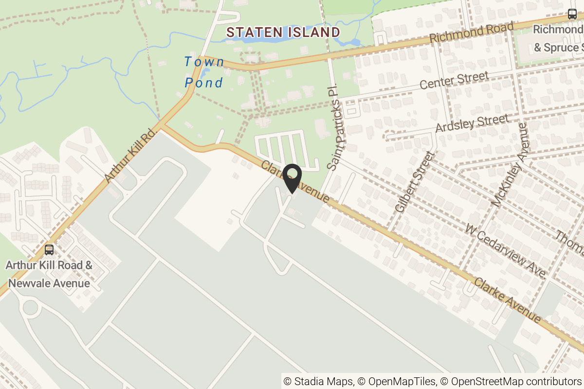 Map with location marker