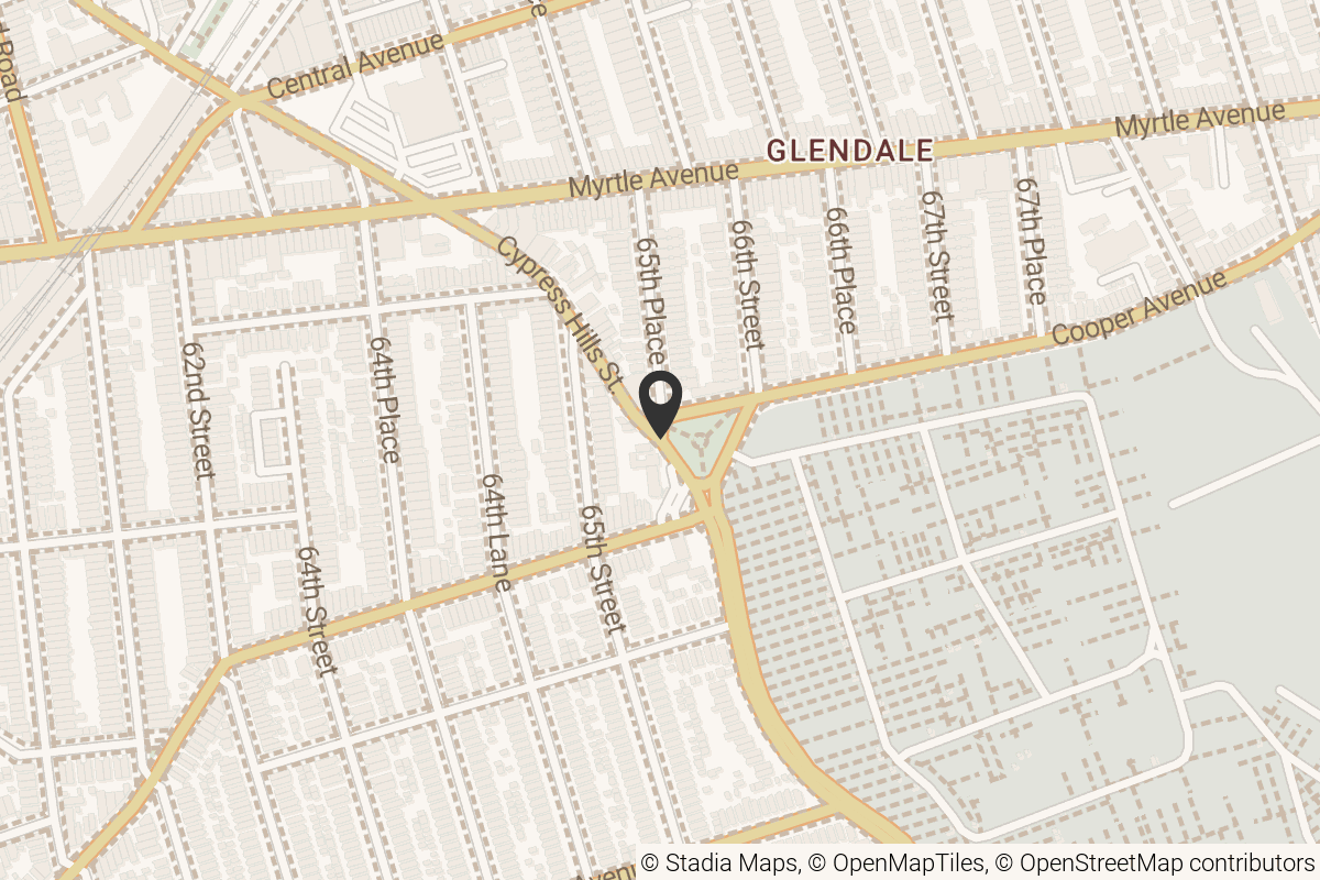 Map with location marker