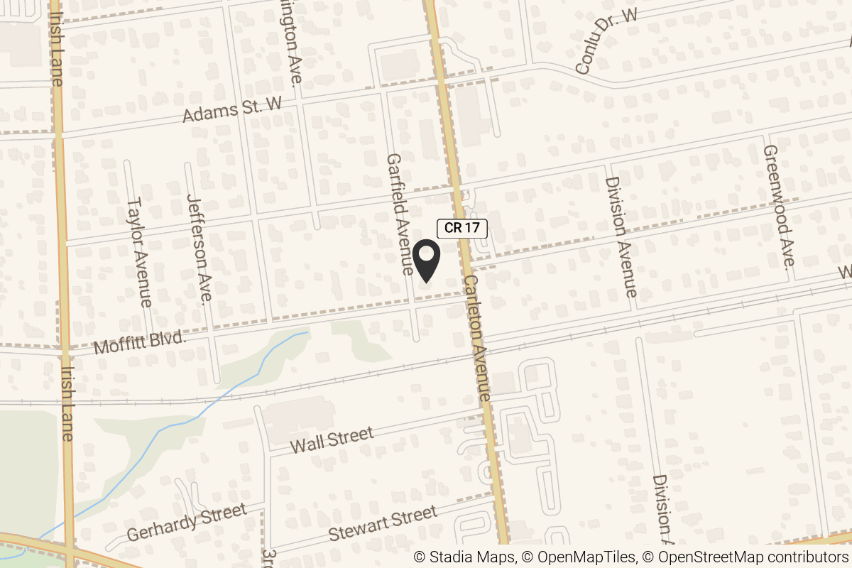 Map with location marker