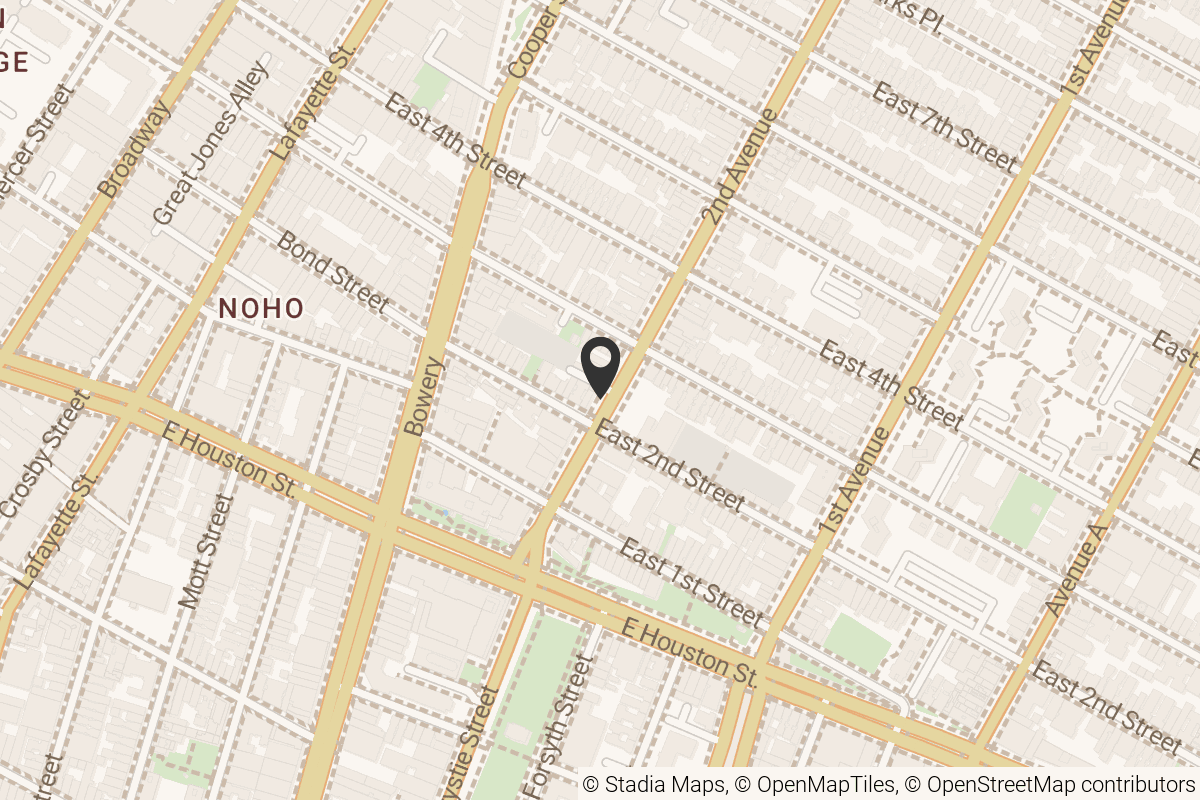 Map with location marker