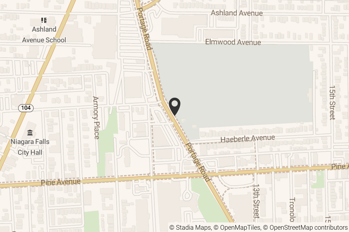 Map with location marker