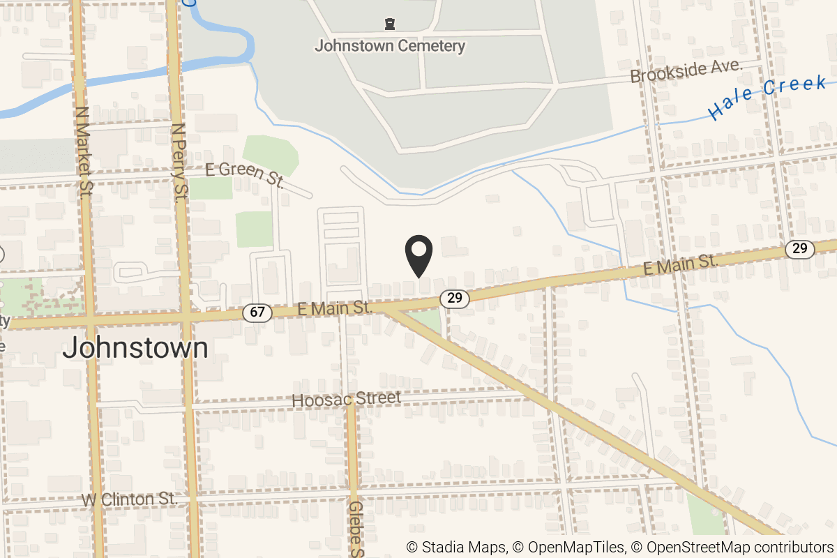 Map with location marker