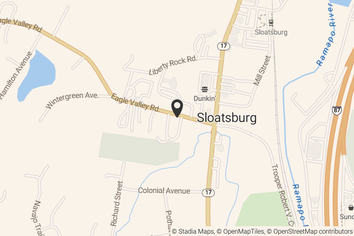 Map with location marker