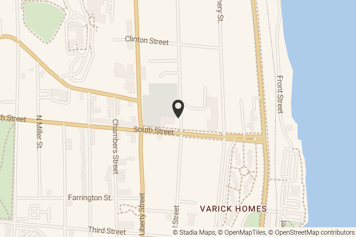 Map with location marker