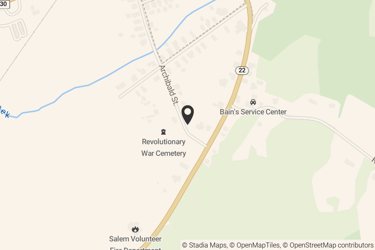 Map with location marker