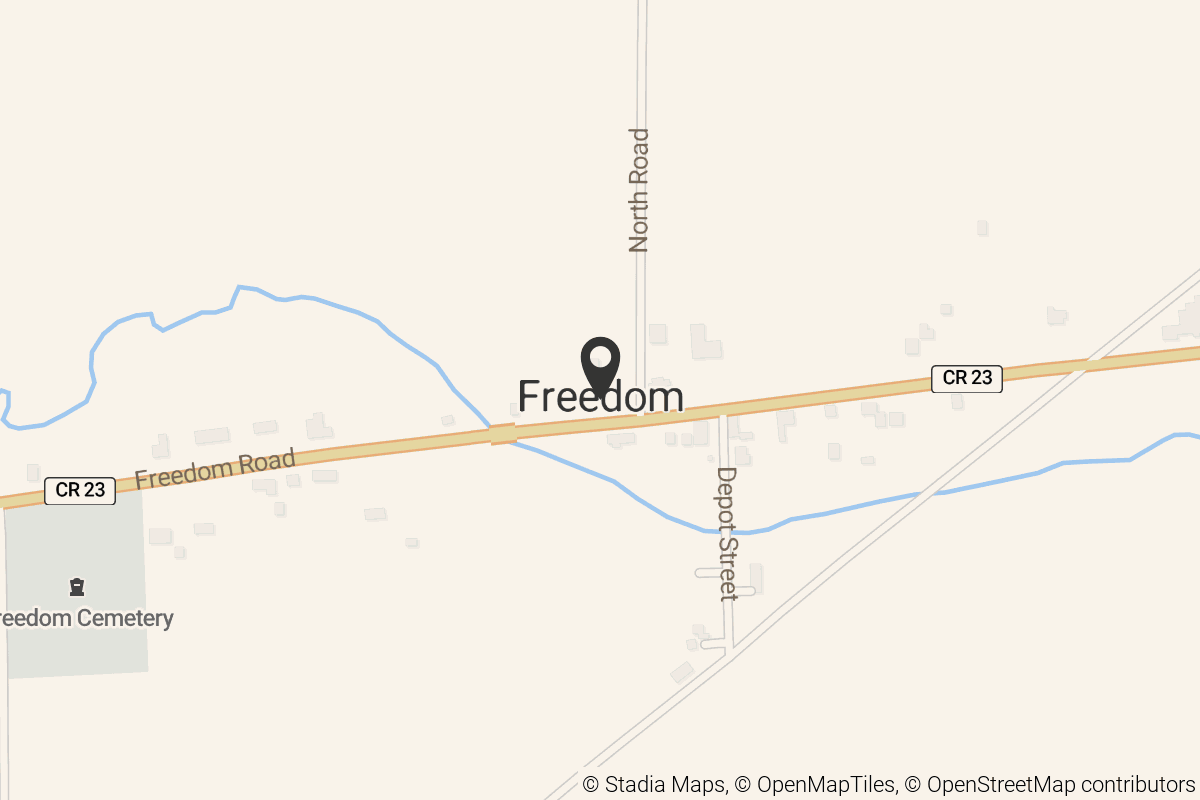 Map with location marker