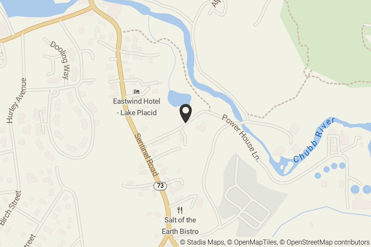 Map with location marker