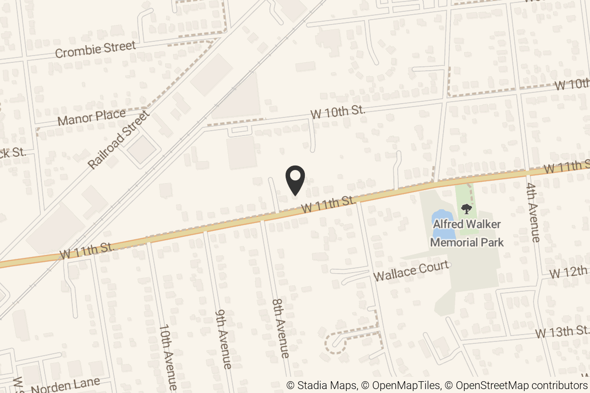 Map with location marker