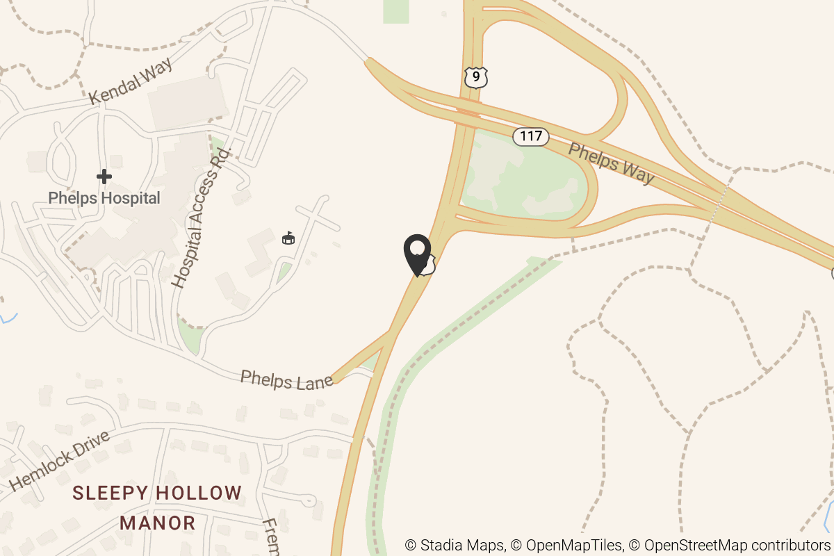 Map with location marker