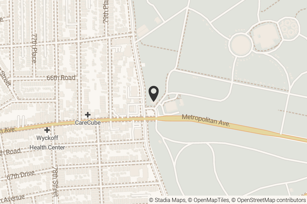 Map with location marker