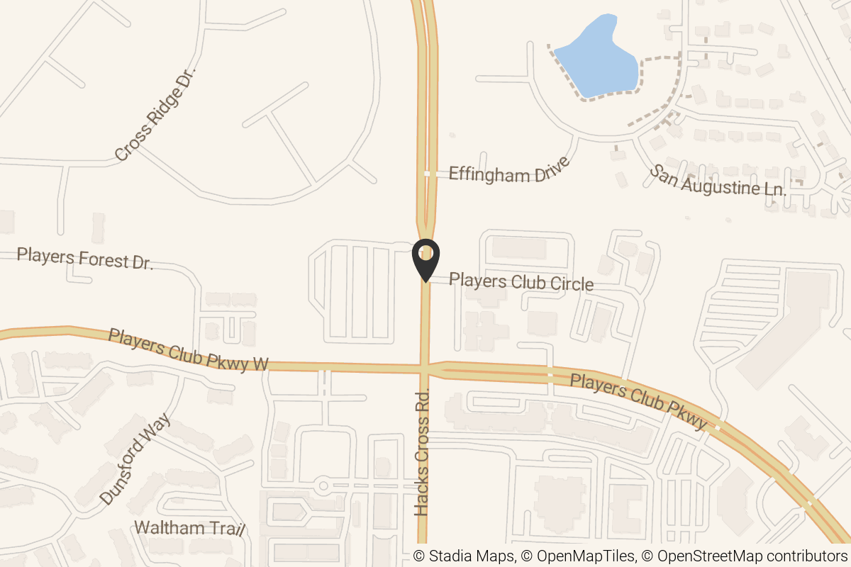 Map with location marker