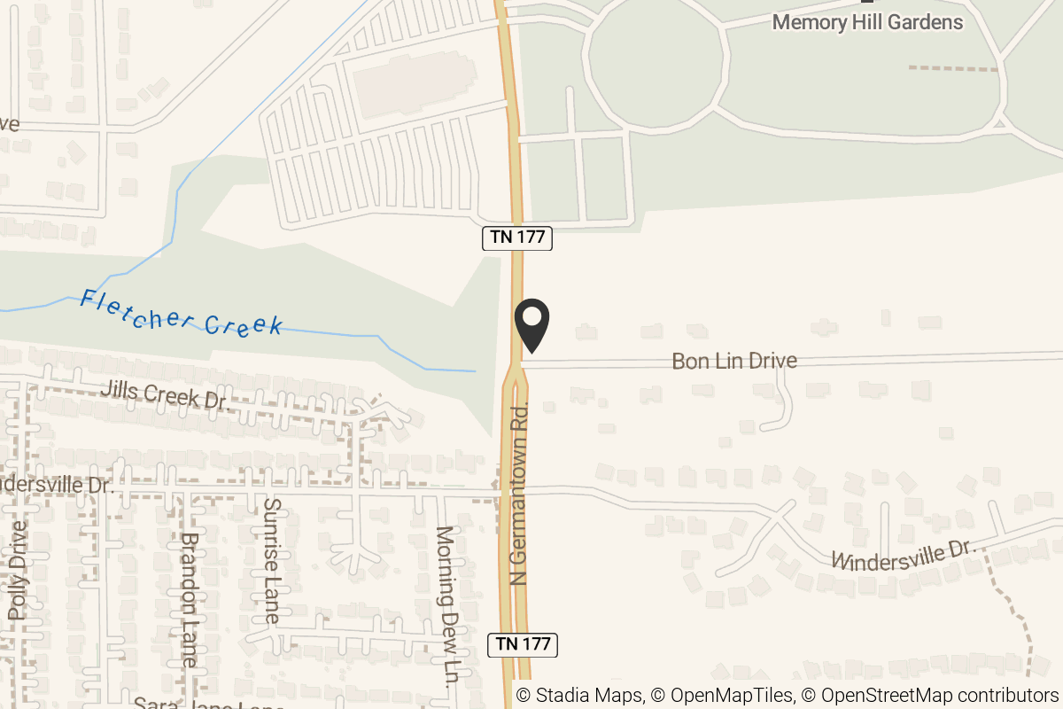 Map with location marker