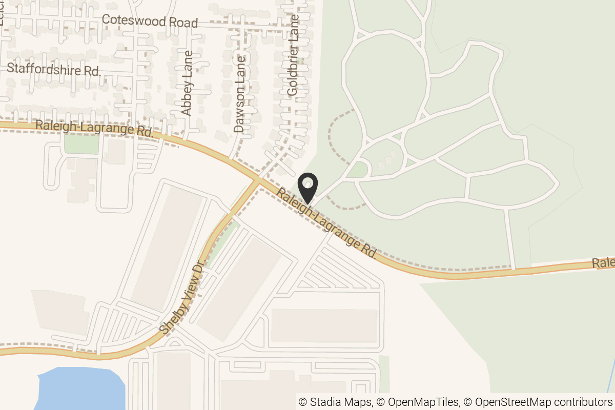 Map with location marker