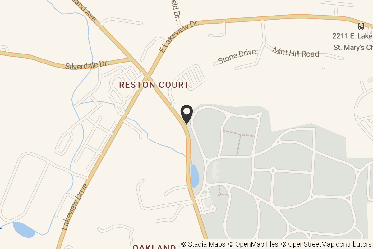 Map with location marker