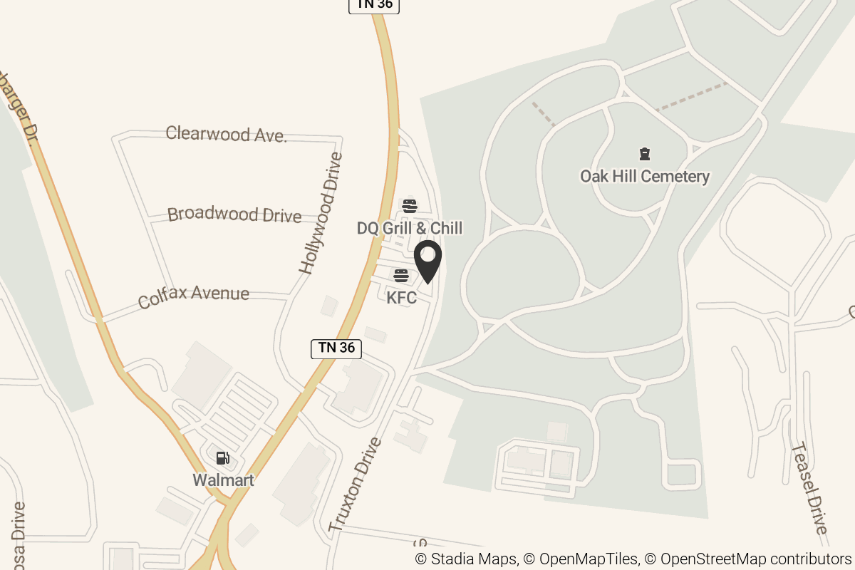 Map with location marker