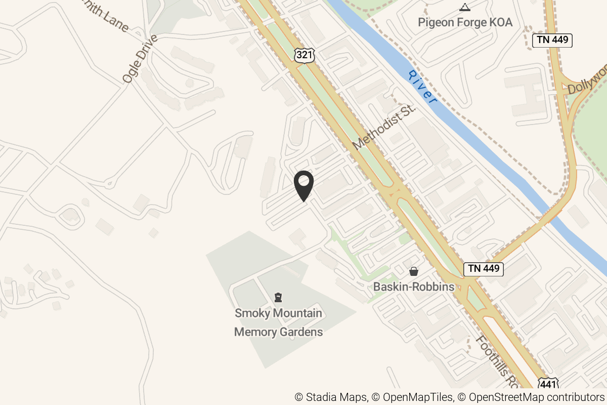 Map with location marker